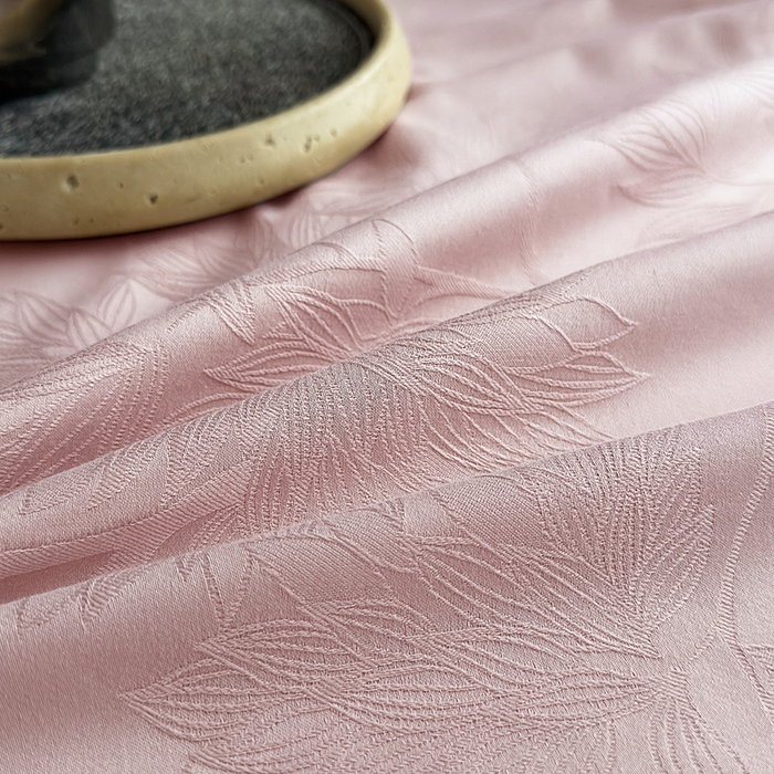 91家纺网 家纺一手货源 找家纺 宏羽纺家纺 2026新款100S长绒棉浮雕提花居家四件套 慕枝南下-豆沙