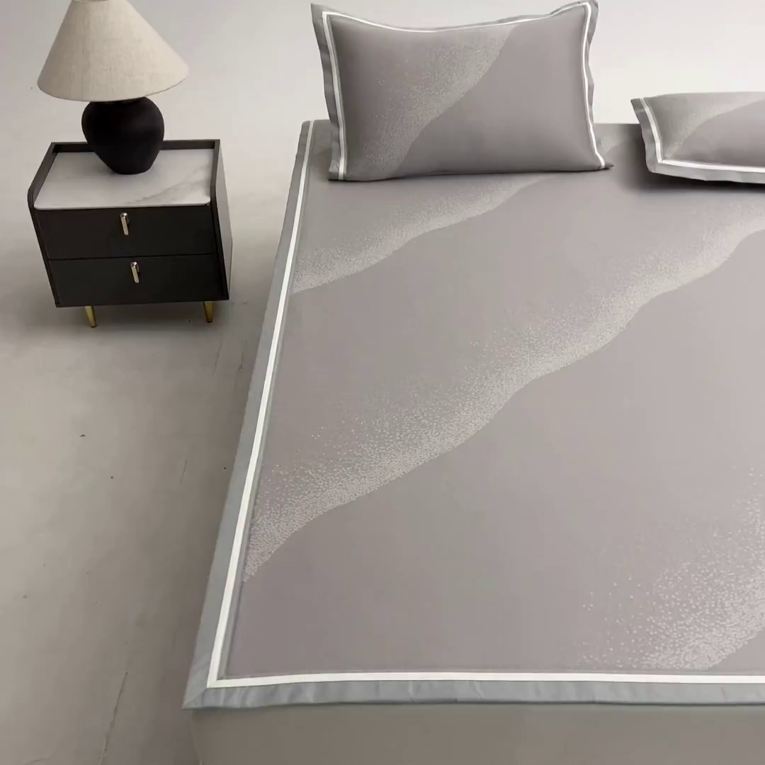 91家纺网 家纺一手货源 找家纺 （总）小牛席业 2026新款星空凉感冰丝席系列凉席藤席冰藤席竹席空调席草席冰丝席豆豆席乳胶席三件套