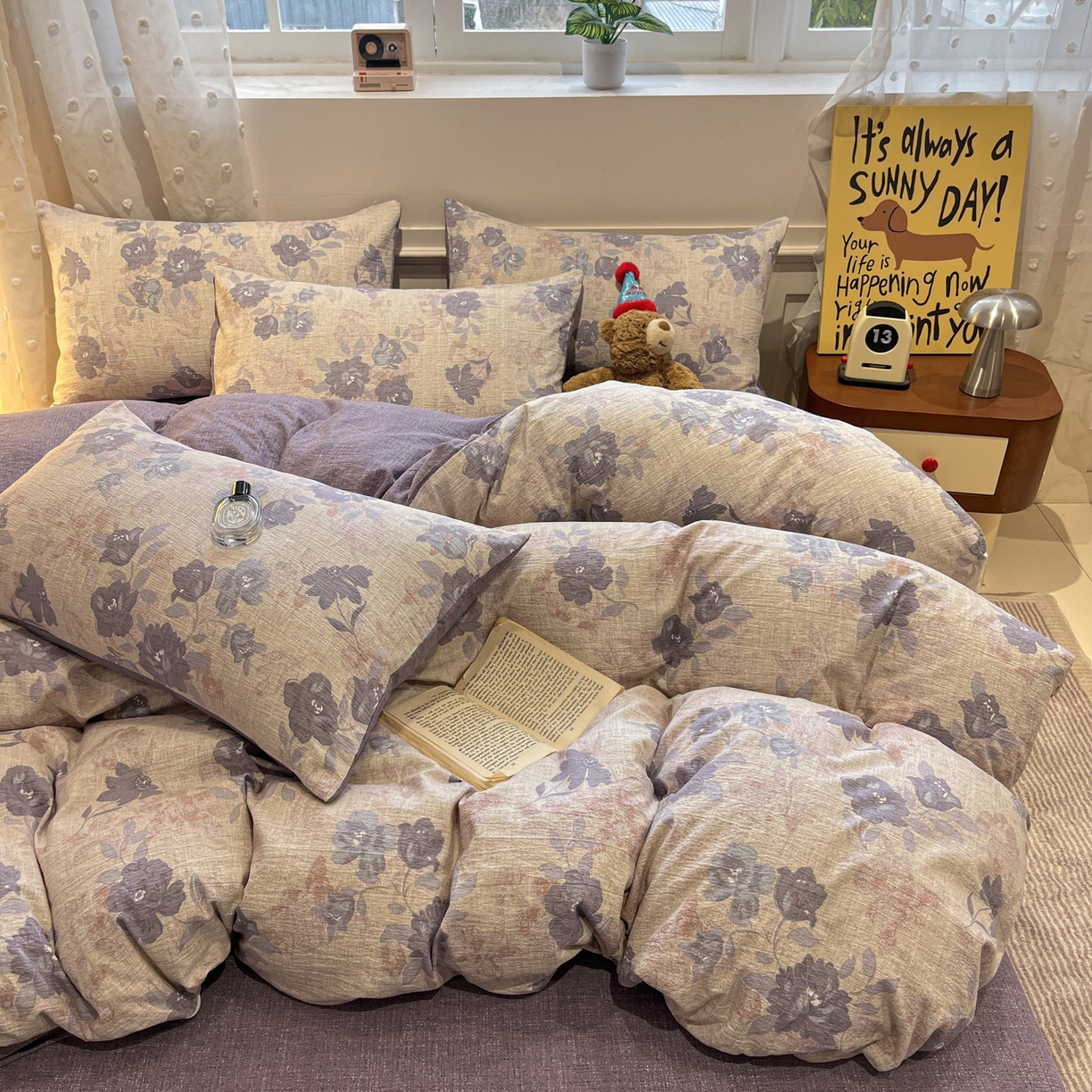 91家纺网 家纺一手货源 找家纺 （总）蓝极人 2026新款原麻复古四件套