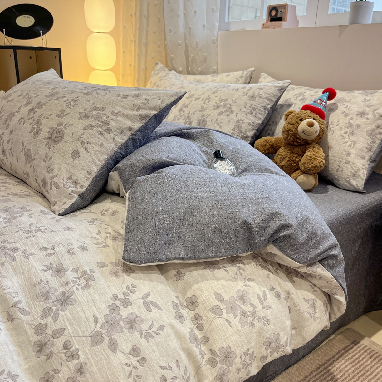 91家纺网 家纺一手货源 找家纺 （总）蓝极人 2026新款原麻复古四件套