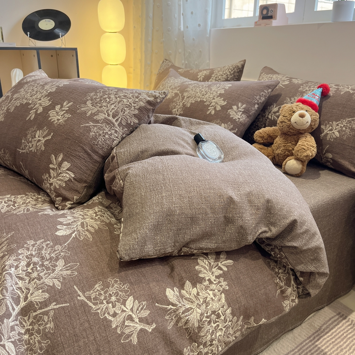 91家纺网 家纺一手货源 找家纺 （总）蓝极人 2026新款原麻复古四件套