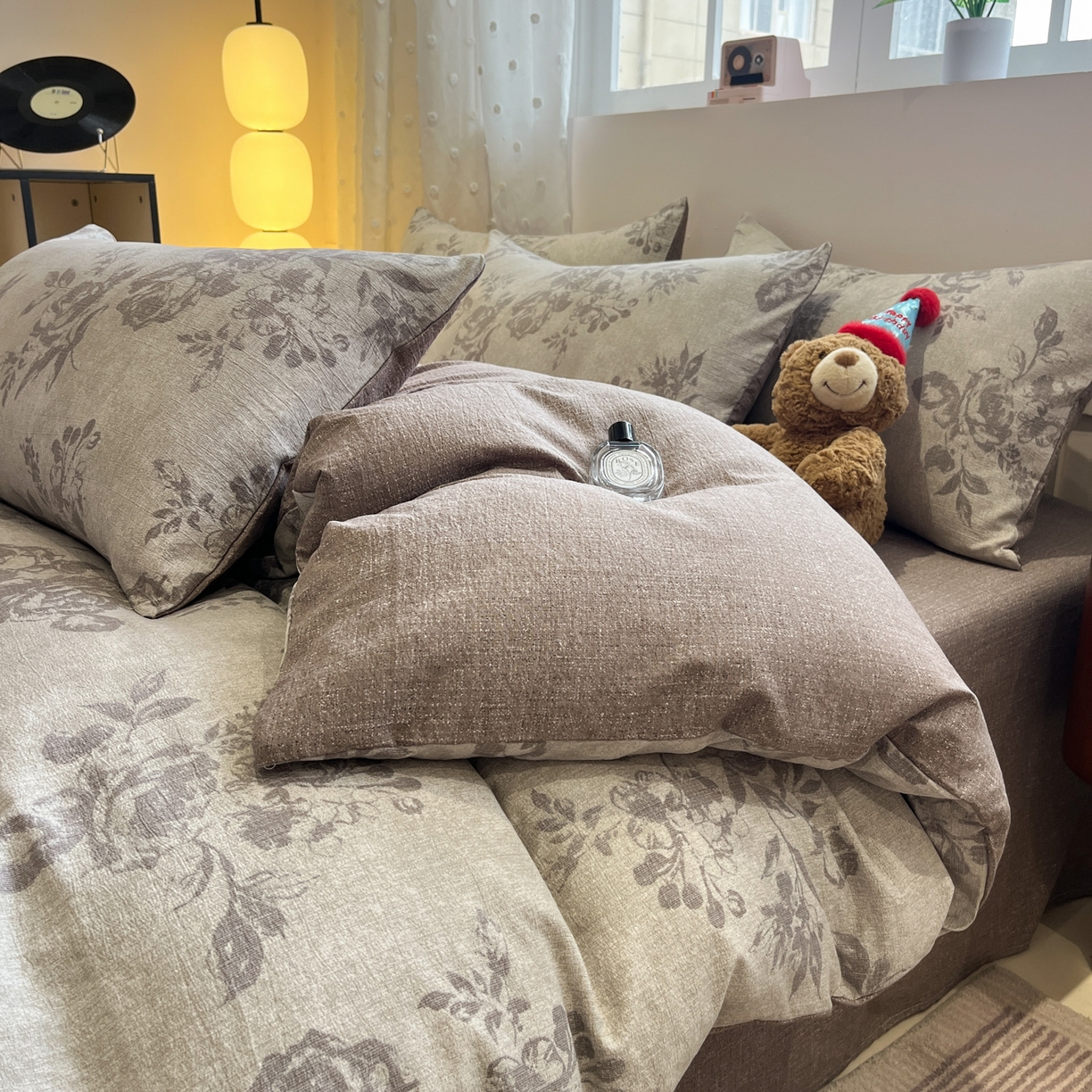 91家纺网 家纺一手货源 找家纺 （总）蓝极人 2026新款原麻复古四件套