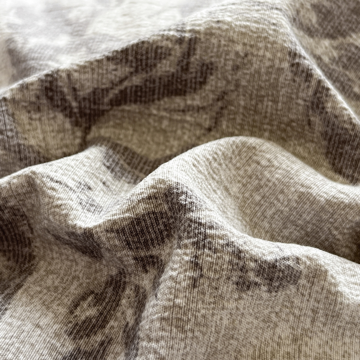 91家纺网 家纺一手货源 找家纺 蓝极人 2026新款原麻复古四件套 风木槿-咖