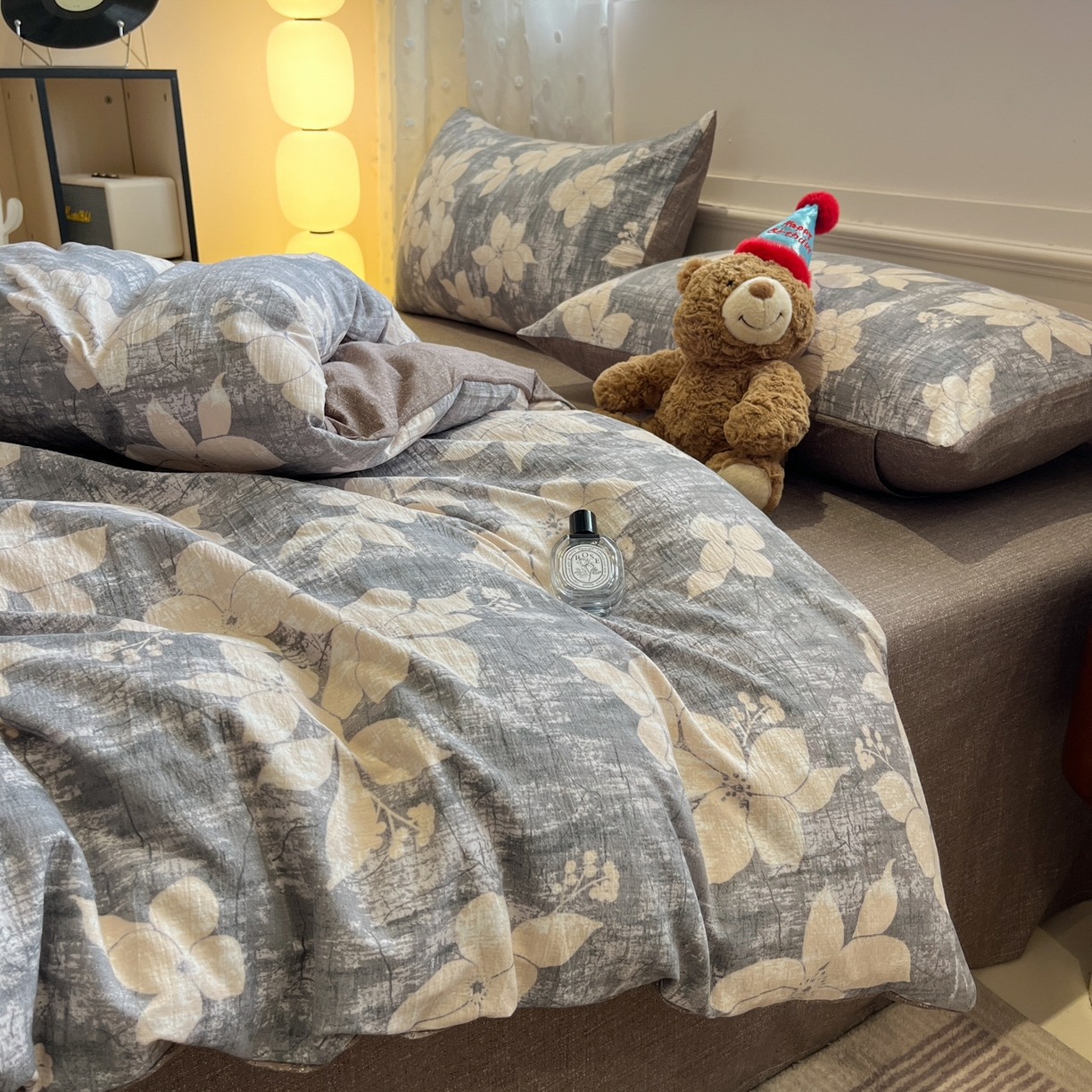 91家纺网 家纺一手货源 找家纺 蓝极人 2026新款原麻复古四件套 扶光