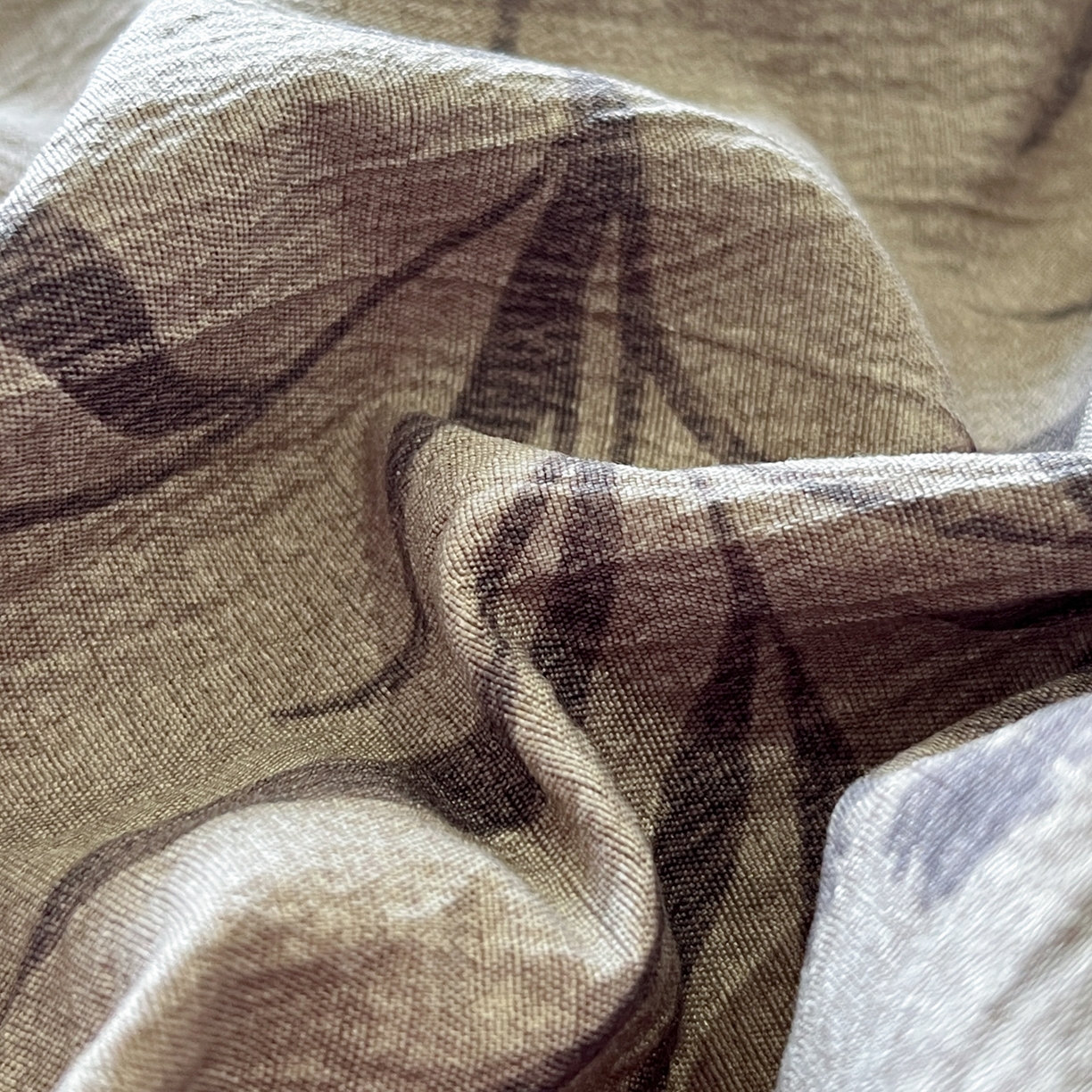 91家纺网 家纺一手货源 找家纺 蓝极人 2026新款原麻复古四件套 玉茗