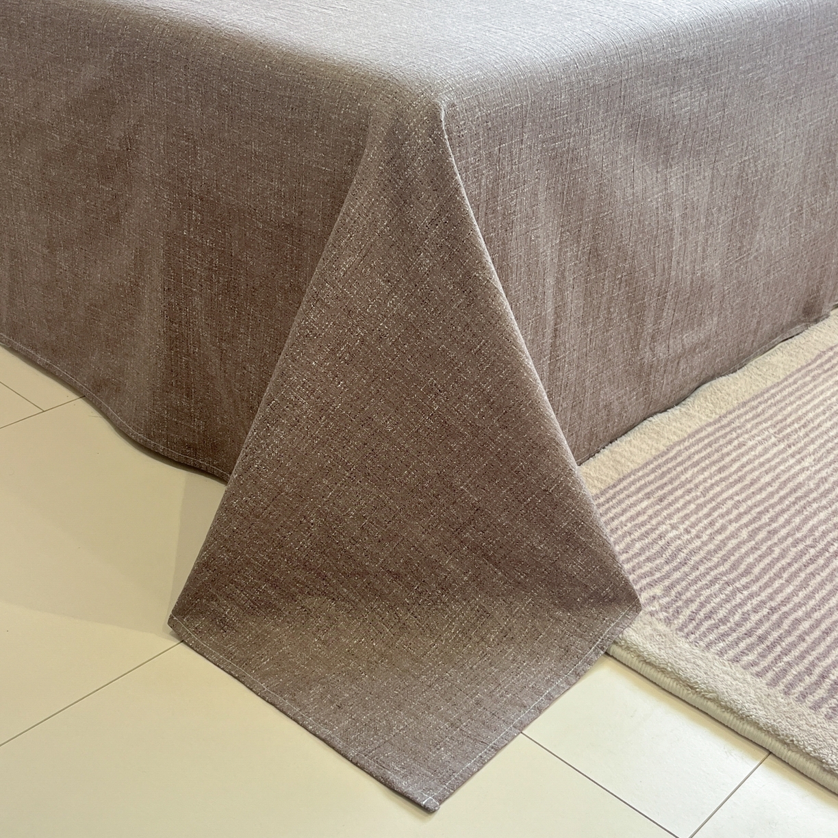 91家纺网 家纺一手货源 找家纺 蓝极人 2026新款原麻复古四件套 扶光