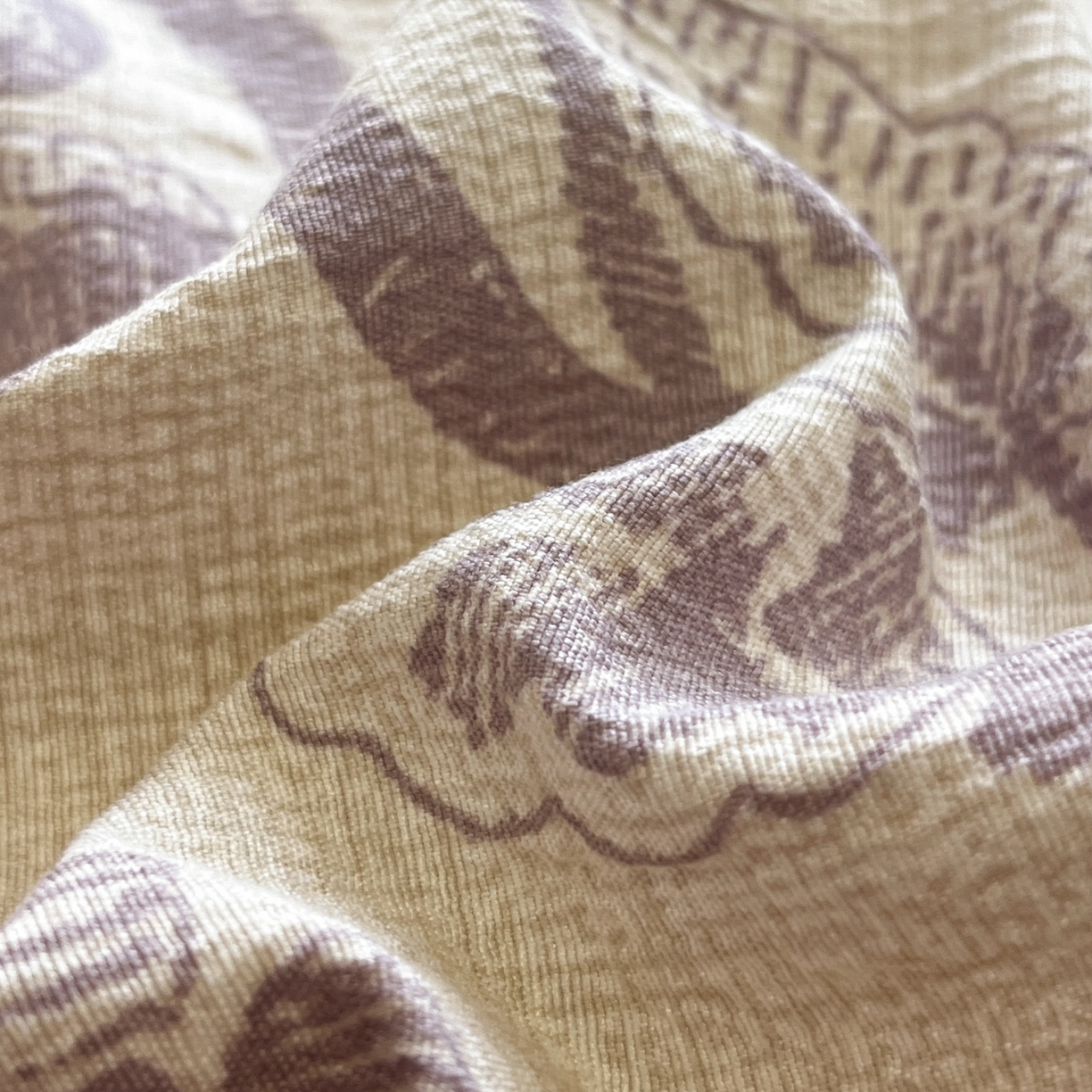 91家纺网 家纺一手货源 找家纺 蓝极人 2026新款原麻复古四件套 砚秋