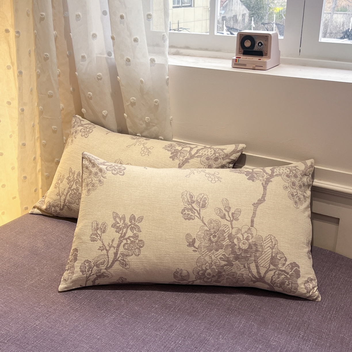 91家纺网 家纺一手货源 找家纺 蓝极人 2026新款原麻复古四件套 砚秋