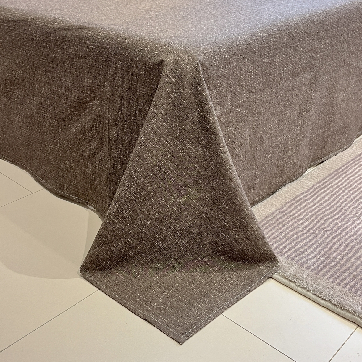 91家纺网 家纺一手货源 找家纺 蓝极人 2026新款原麻复古四件套 锦瑟