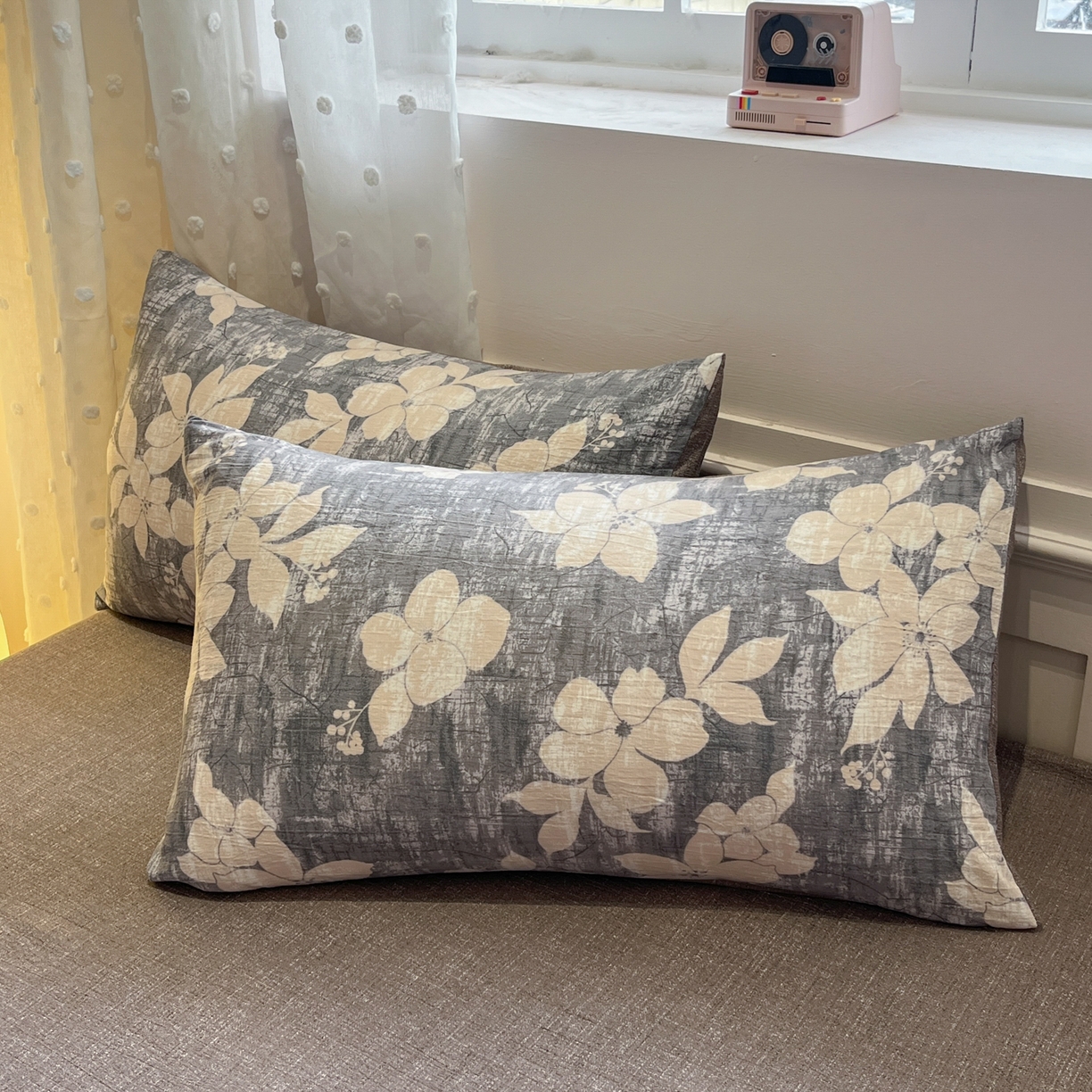 91家纺网 家纺一手货源 找家纺 蓝极人 2026新款原麻复古四件套 扶光