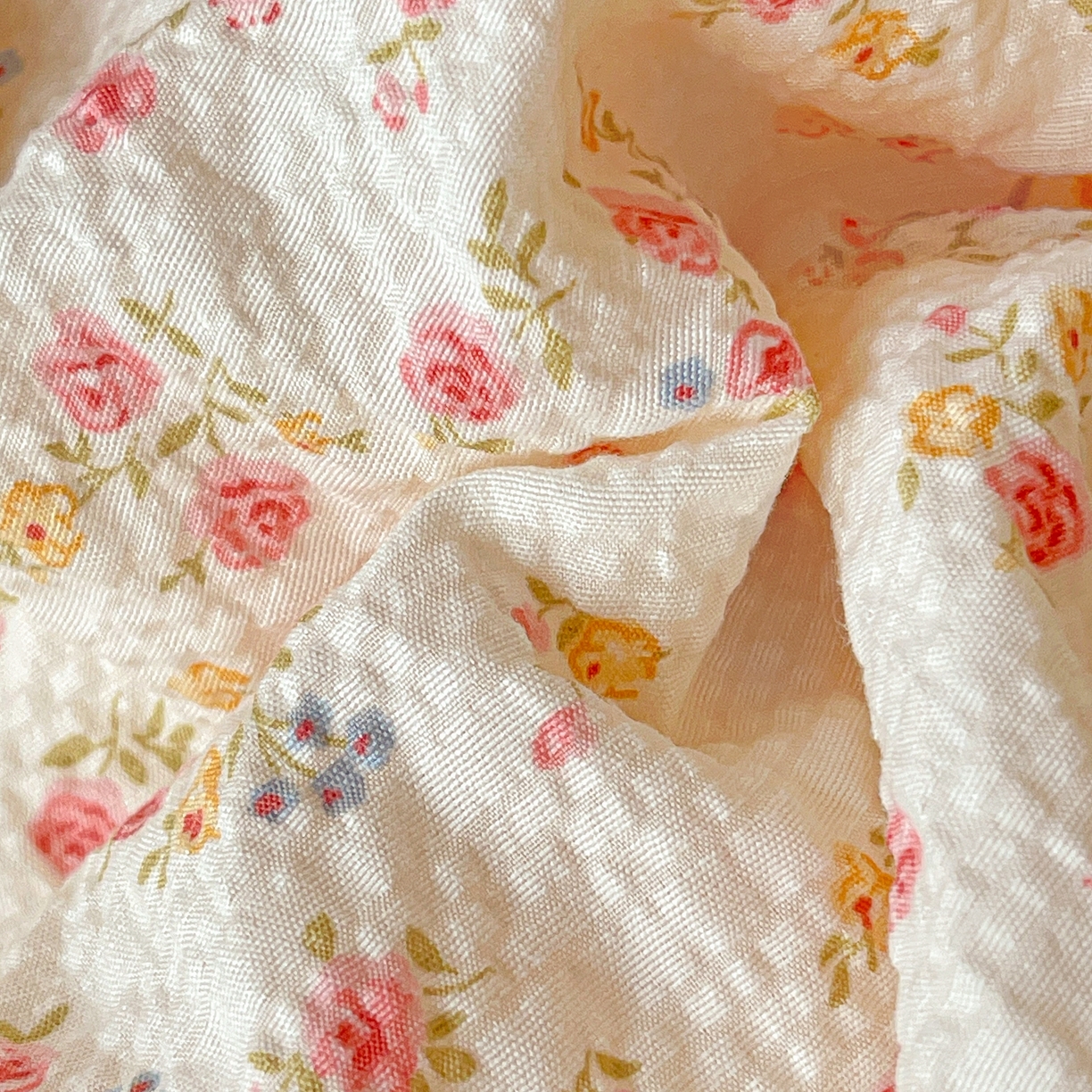 91家纺网 家纺一手货源 找家纺 一比一家纺 2026新款泡芙纱简款夏被四件套 心愿