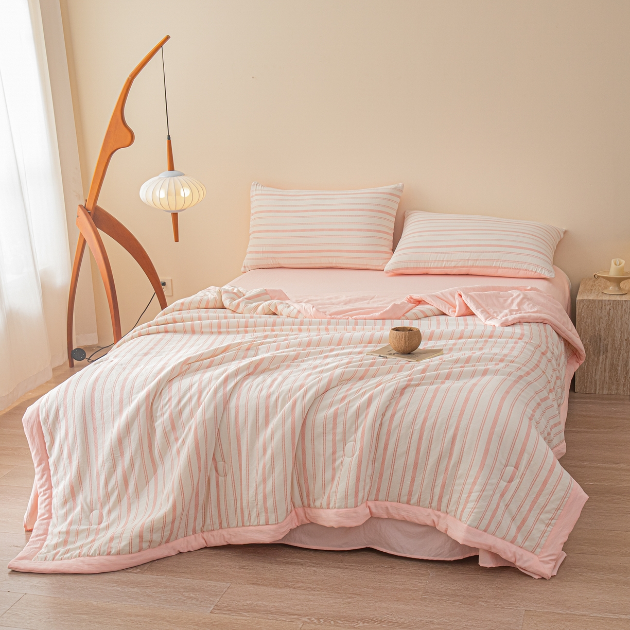 91家纺网 家纺一手货源 找家纺 （总）江暮云家纺 2026新款色织提花新疆棉花夏被空调被