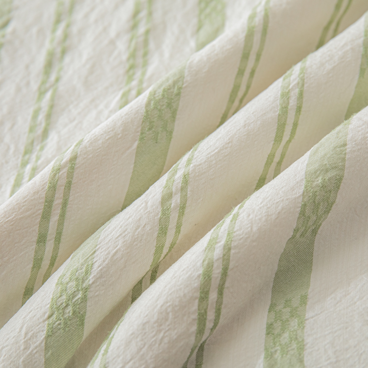 91家纺网 家纺一手货源 找家纺 江暮云家纺 2026新款色织提花新疆棉花夏被空调被 织韵-绿