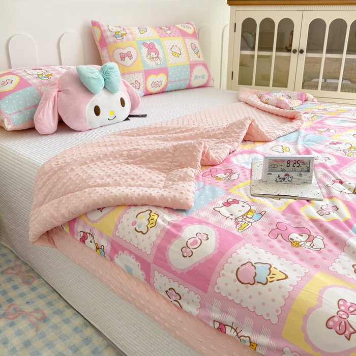 91家纺网 家纺一手货源 找家纺 （总）花满路 2026新款儿童有氨凉感丝夏被夏凉被空调被