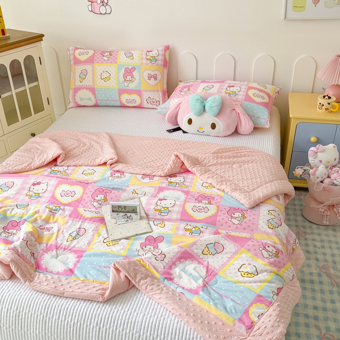 91家纺网 家纺一手货源 找家纺 （总）花满路 2026新款儿童有氨凉感丝夏被夏凉被空调被