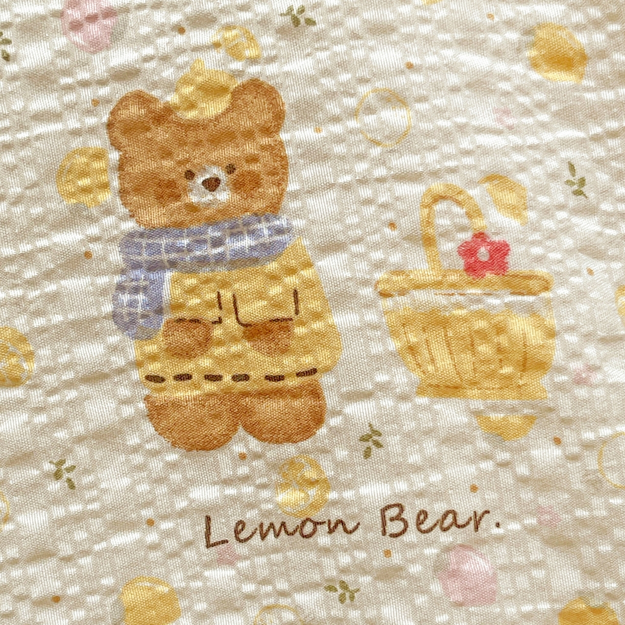 91家纺网 家纺一手货源 找家纺 一比一家纺 2026新款泡芙纱简款夏被四件套 熊博士