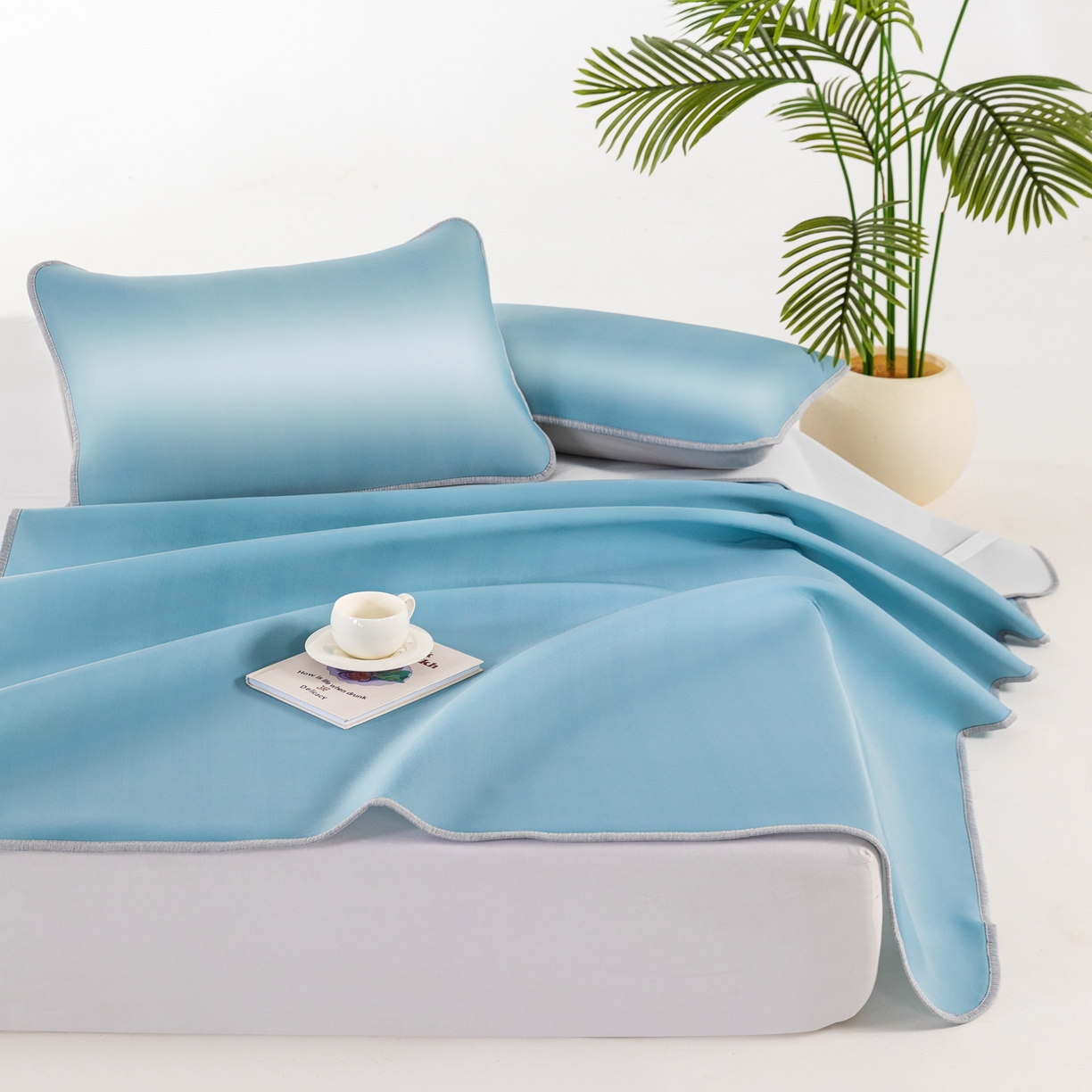 91家纺网 家纺一手货源 找家纺 （总）凌云家纺 2026新款A类100%锦纶凉感凉席平铺款