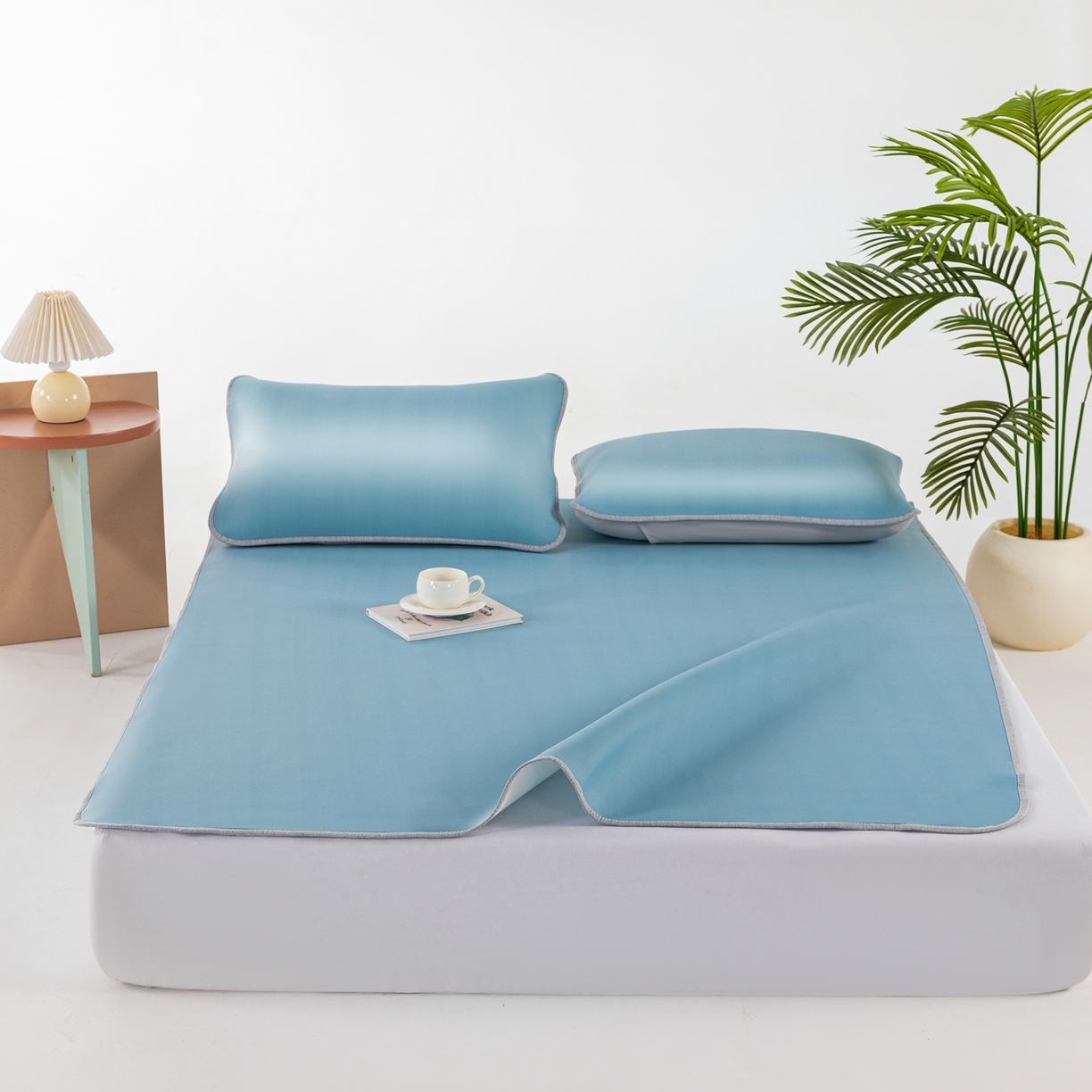 91家纺网 家纺一手货源 找家纺 （总）凌云家纺 2026新款A类100%锦纶凉感凉席平铺款