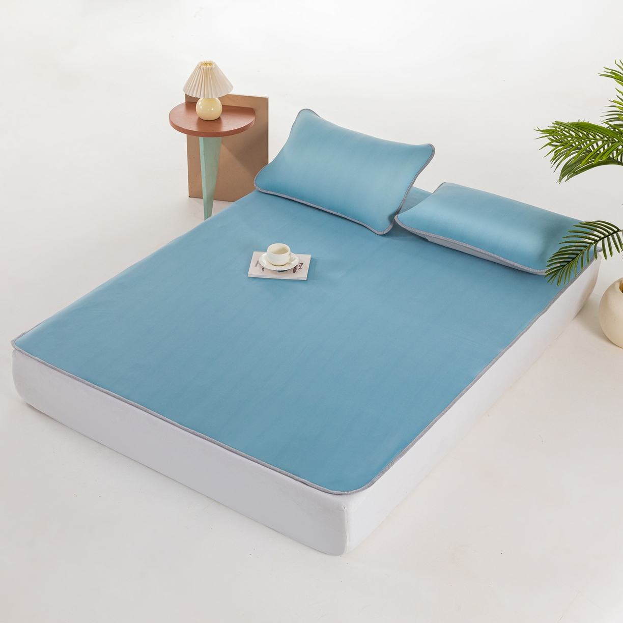 91家纺网 家纺一手货源 找家纺 （总）凌云家纺 2026新款A类100%锦纶凉感凉席平铺款