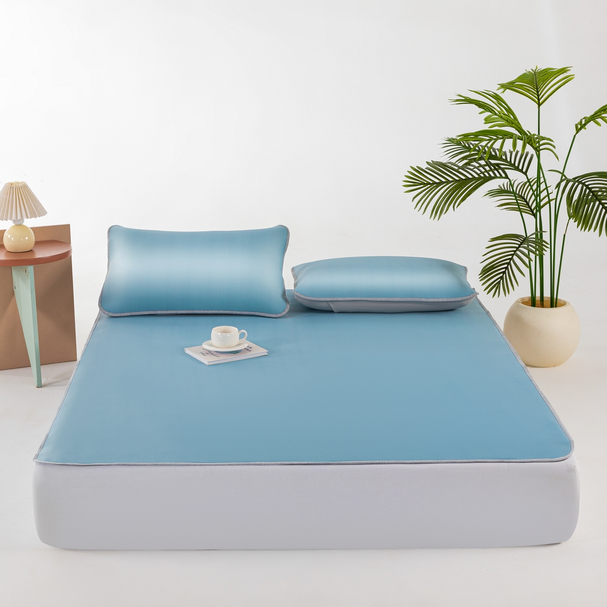 91家纺网 家纺一手货源 找家纺 （总）凌云家纺 2026新款A类100%锦纶凉感凉席平铺款