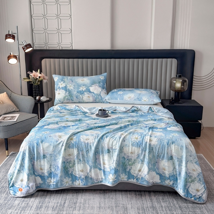 91家纺网 家纺一手货源 找家纺 （总）花满路 2026新款成人夏被