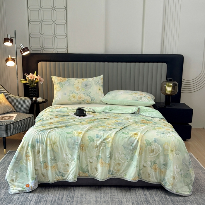 91家纺网 家纺一手货源 找家纺 （总）花满路 2026新款成人夏被