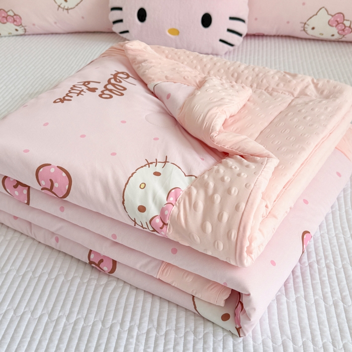 花满路 2026新款儿童有氨凉感丝夏被夏凉被空调被 蜜糖kt