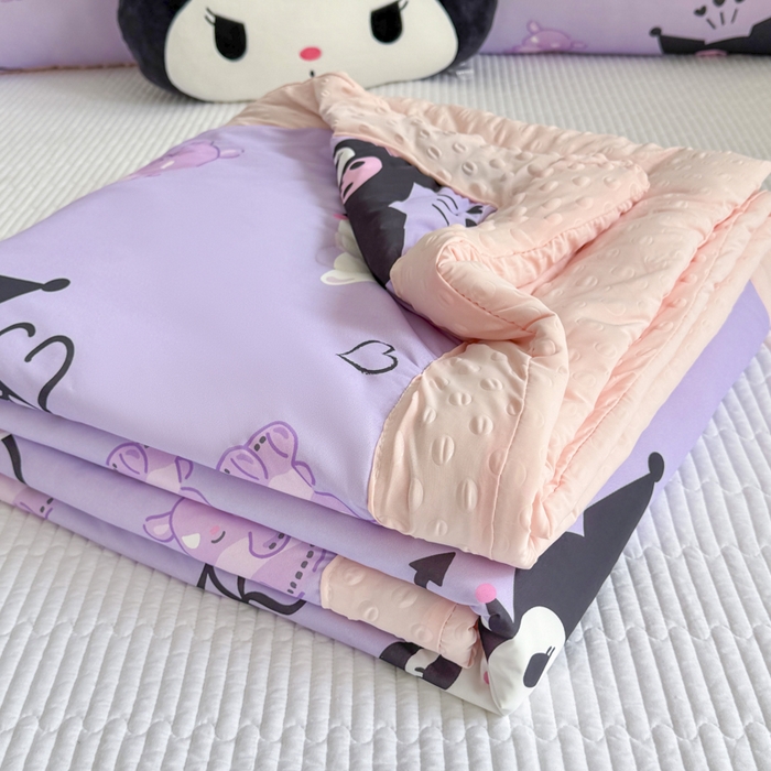 花满路 2026新款儿童有氨凉感丝夏被夏凉被空调被 软萌库洛米