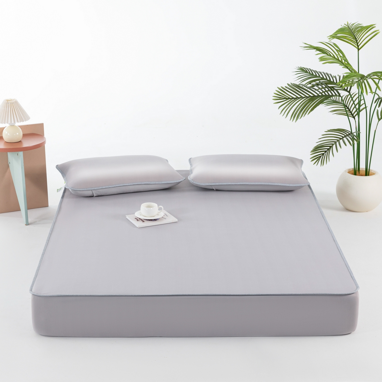 91家纺网 家纺一手货源 找家纺 （总）凌云家纺 2026新款A类100%锦纶凉感凉席床笠款