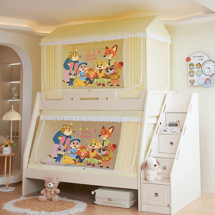 91家纺网 家纺一手货源 找家纺 （总）安金蚊帐 2026新款子母印花房顶蚊帐 铁艺宽高伸缩支架