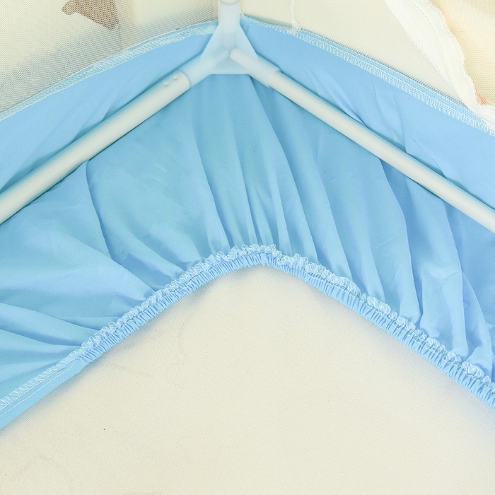 91家纺网 家纺一手货源 找家纺 安金蚊帐 2026新款子母印花房顶蚊帐 铁艺宽高伸缩支架 汪汪队