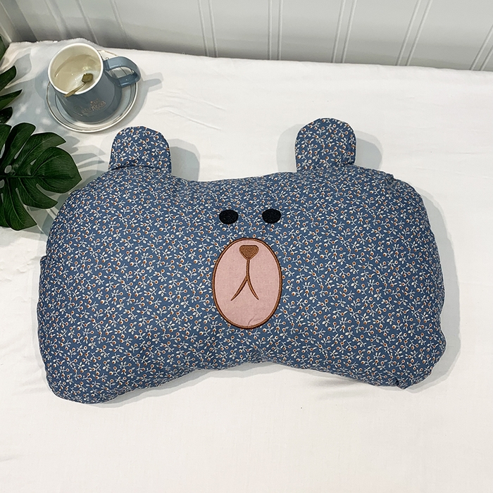 91家纺网 家纺一手货源 找家纺 （总）全美家居 2026新款全棉荞麦枕薰衣草枕刺绣枕芯可爱熊荞麦枕头枕芯