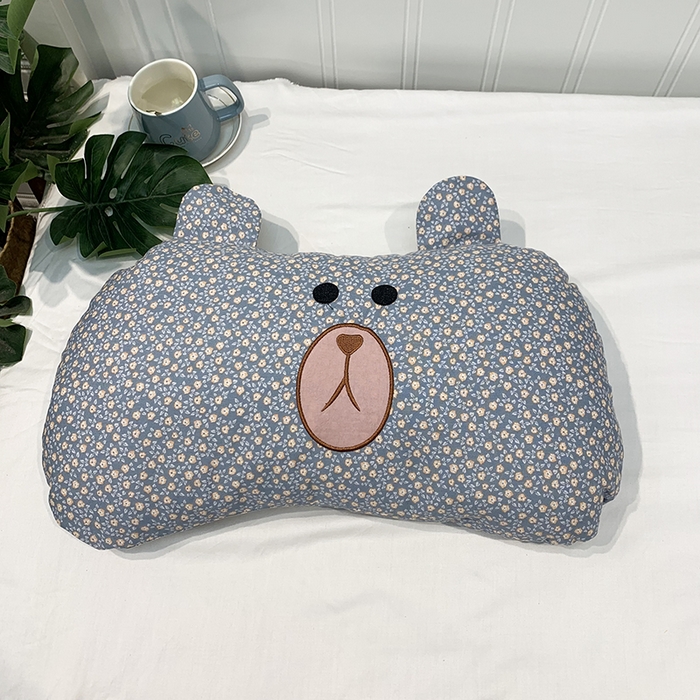 91家纺网 家纺一手货源 找家纺 （总）全美家居 2026新款全棉荞麦枕薰衣草枕刺绣枕芯可爱熊荞麦枕头枕芯