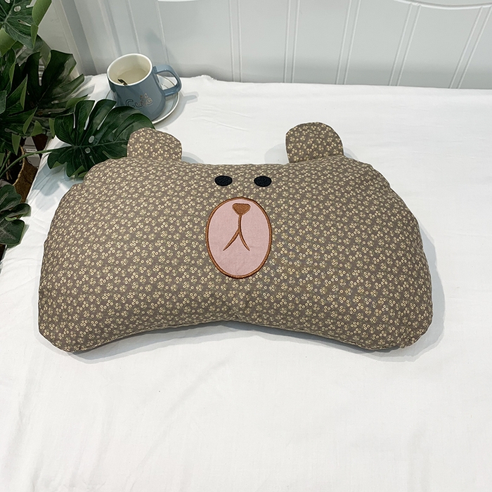 91家纺网 家纺一手货源 找家纺 （总）全美家居 2026新款全棉荞麦枕薰衣草枕刺绣枕芯可爱熊荞麦枕头枕芯