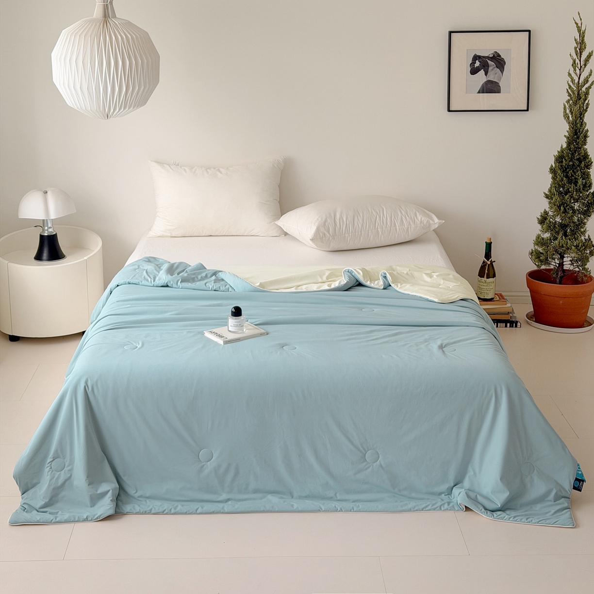 91家纺网 家纺一手货源 找家纺 （总）朵希曼 2026新款锦氨纯色凉感夏被夏凉被空调被