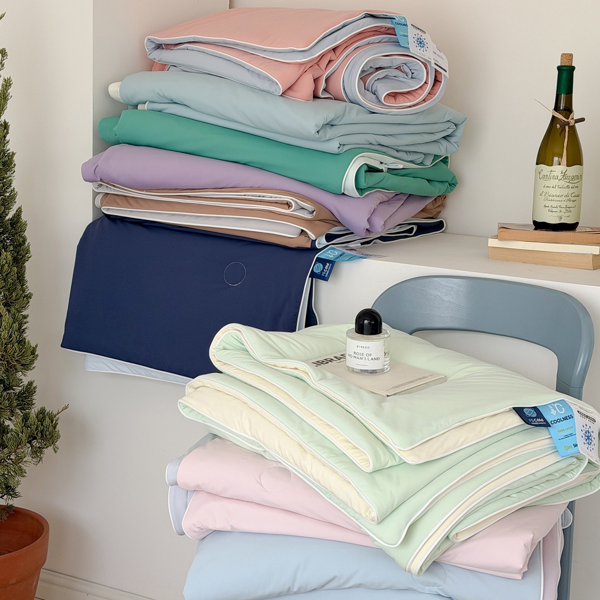 91家纺网 家纺一手货源 找家纺 （总）朵希曼 2026新款锦氨纯色凉感夏被夏凉被空调被