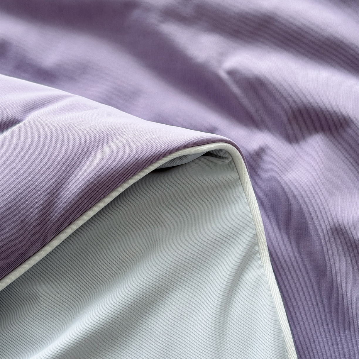 91家纺网 家纺一手货源 找家纺 朵希曼 2026新款锦氨纯色凉感夏被夏凉被空调被 风信紫-月灰