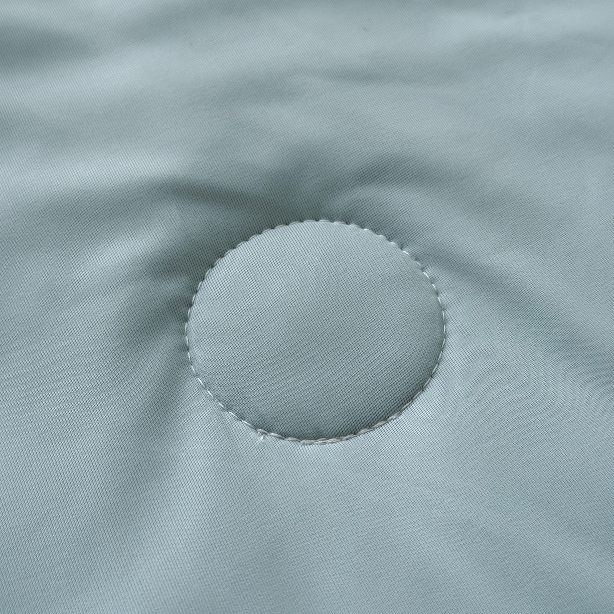 91家纺网 家纺一手货源 找家纺 朵希曼 2026新款锦氨纯色凉感夏被夏凉被空调被 冰蓝-柔玉白