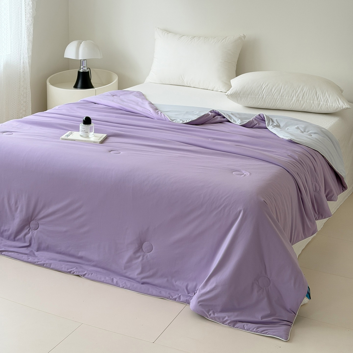 91家纺网 家纺一手货源 找家纺 （总）朵希曼 2026新款锦氨纯色凉感夏被夏凉被空调被