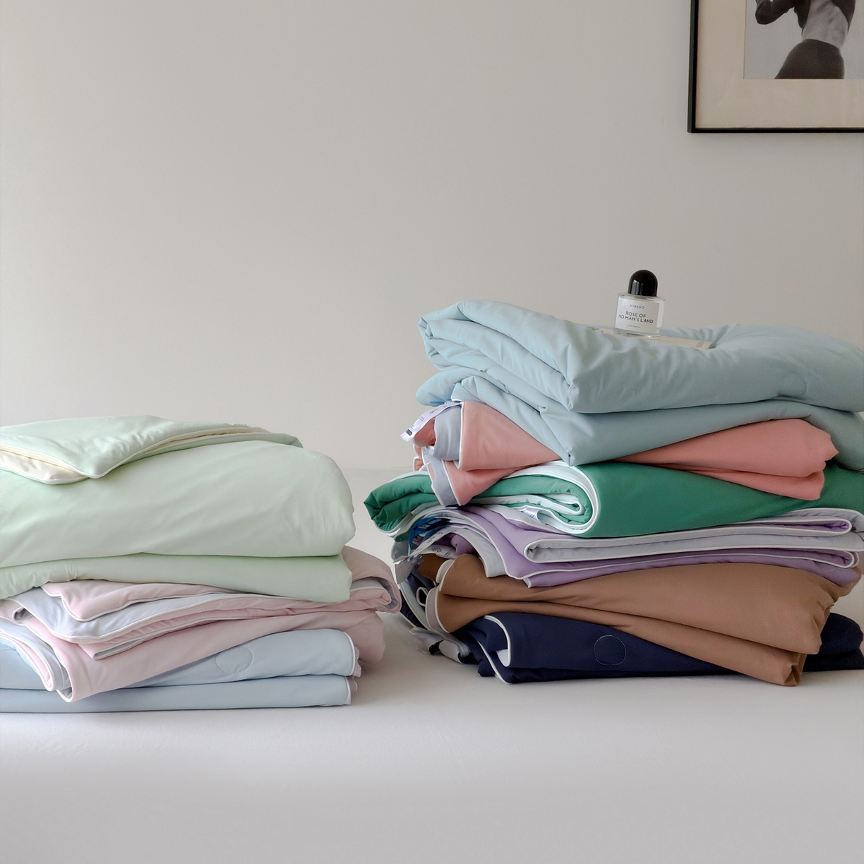 朵希曼 2026新款锦氨纯色凉感夏被夏凉被空调被 组合图（仅供展示不可下单）