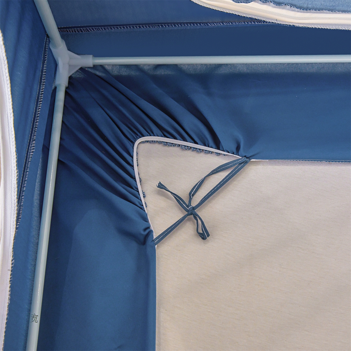 91家纺网 家纺一手货源 找家纺 迪凡保罗蚊帐 2026新款2606专版卡通回底全底AB版遮光帘坐床蚊帐 遨游太空-无床帘