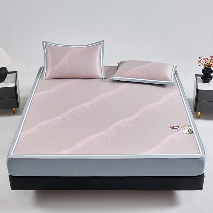 91家纺网 家纺一手货源 找家纺 （总）小牛席业 2026新款星空凉感冰丝席席子凉席-床笠款