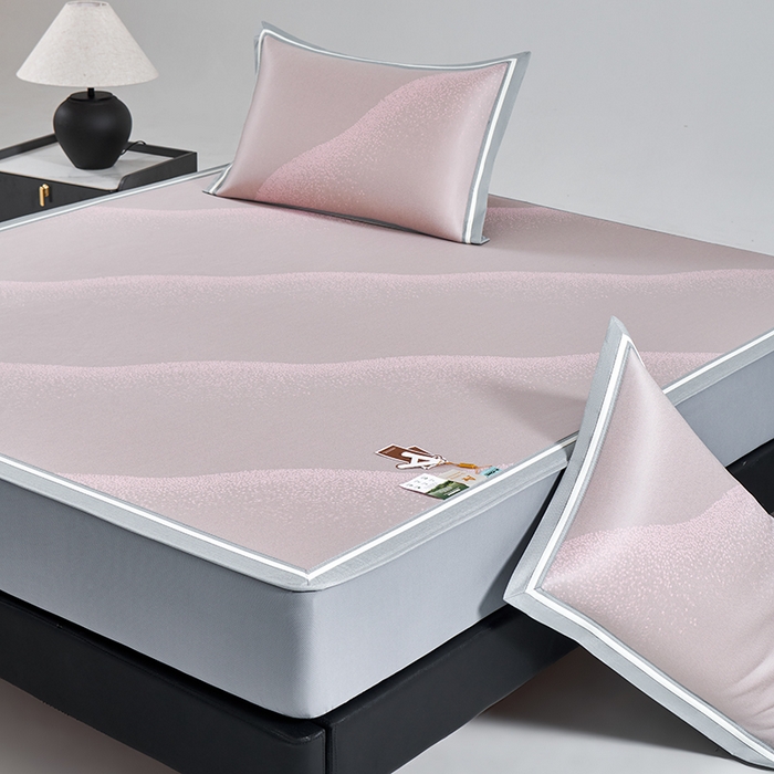 91家纺网 家纺一手货源 找家纺 （总）小牛席业 2026新款星空凉感冰丝席席子凉席-床笠款