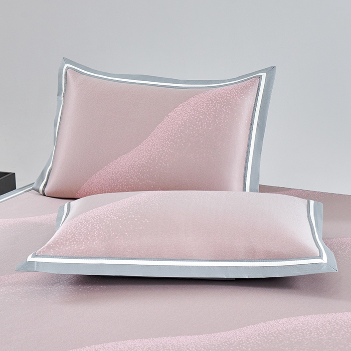 91家纺网 家纺一手货源 找家纺 小牛席业 2026新款星空凉感冰丝席席子凉席-床笠款 粉色