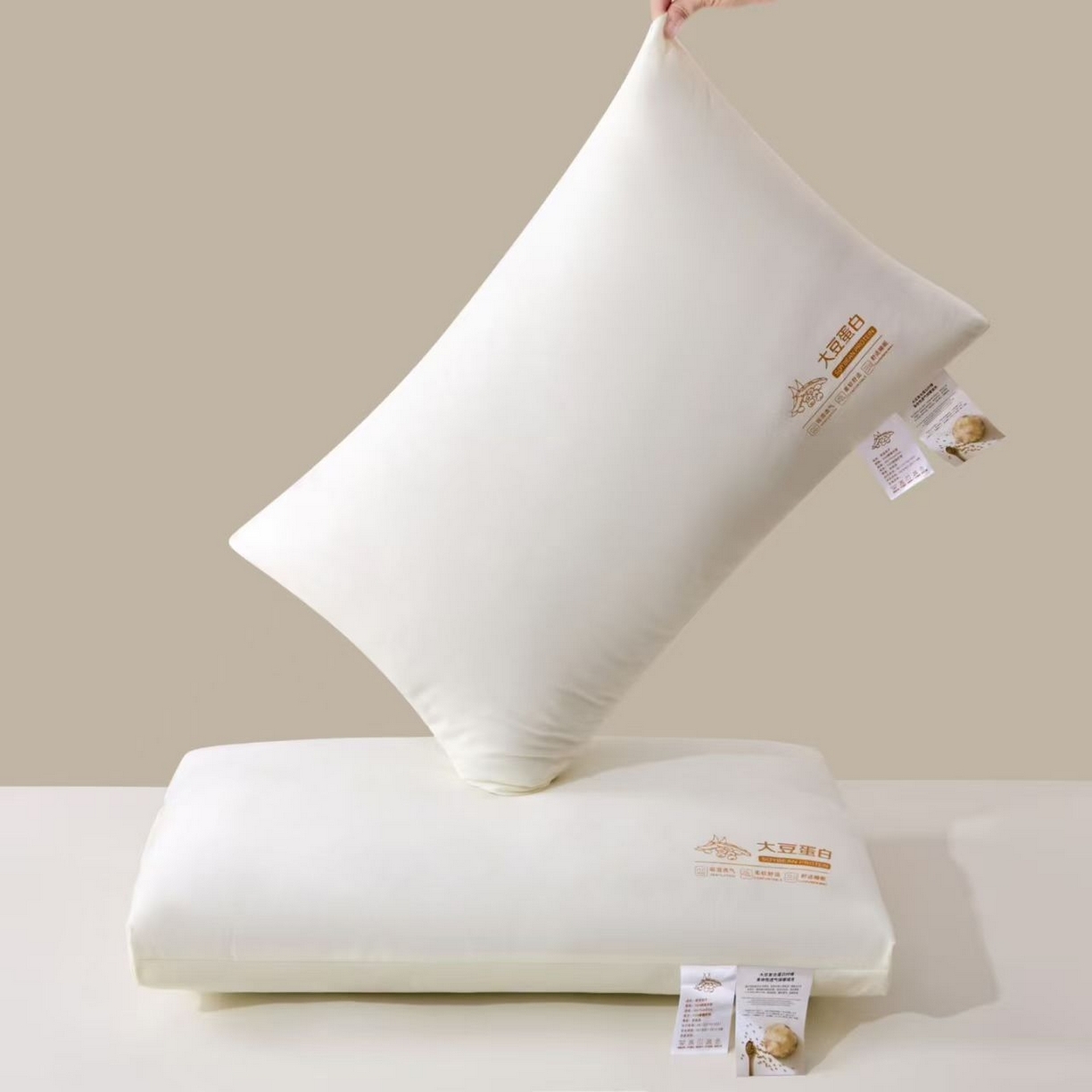 91家纺网 家纺一手货源 找家纺 （总）老地方家纺 2026新款捏角大豆蛋白枕枕头枕芯