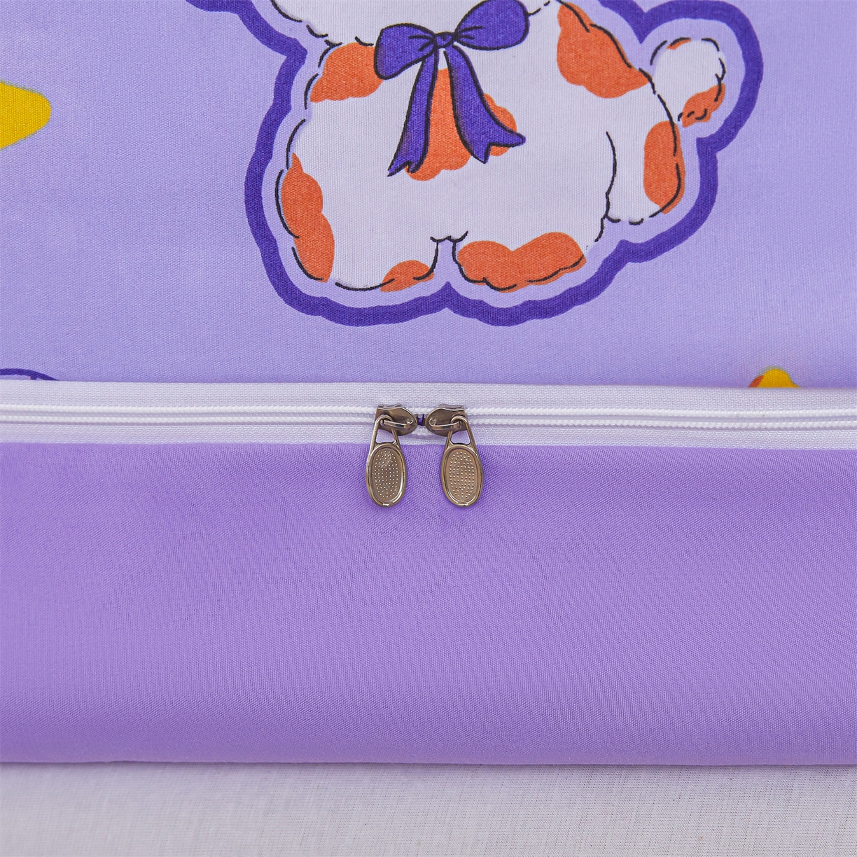 91家纺网 家纺一手货源 找家纺 迪凡保罗蚊帐 2026新款2606专版卡通回底全底AB版遮光帘坐床蚊帐 萌萌狗-带床帘