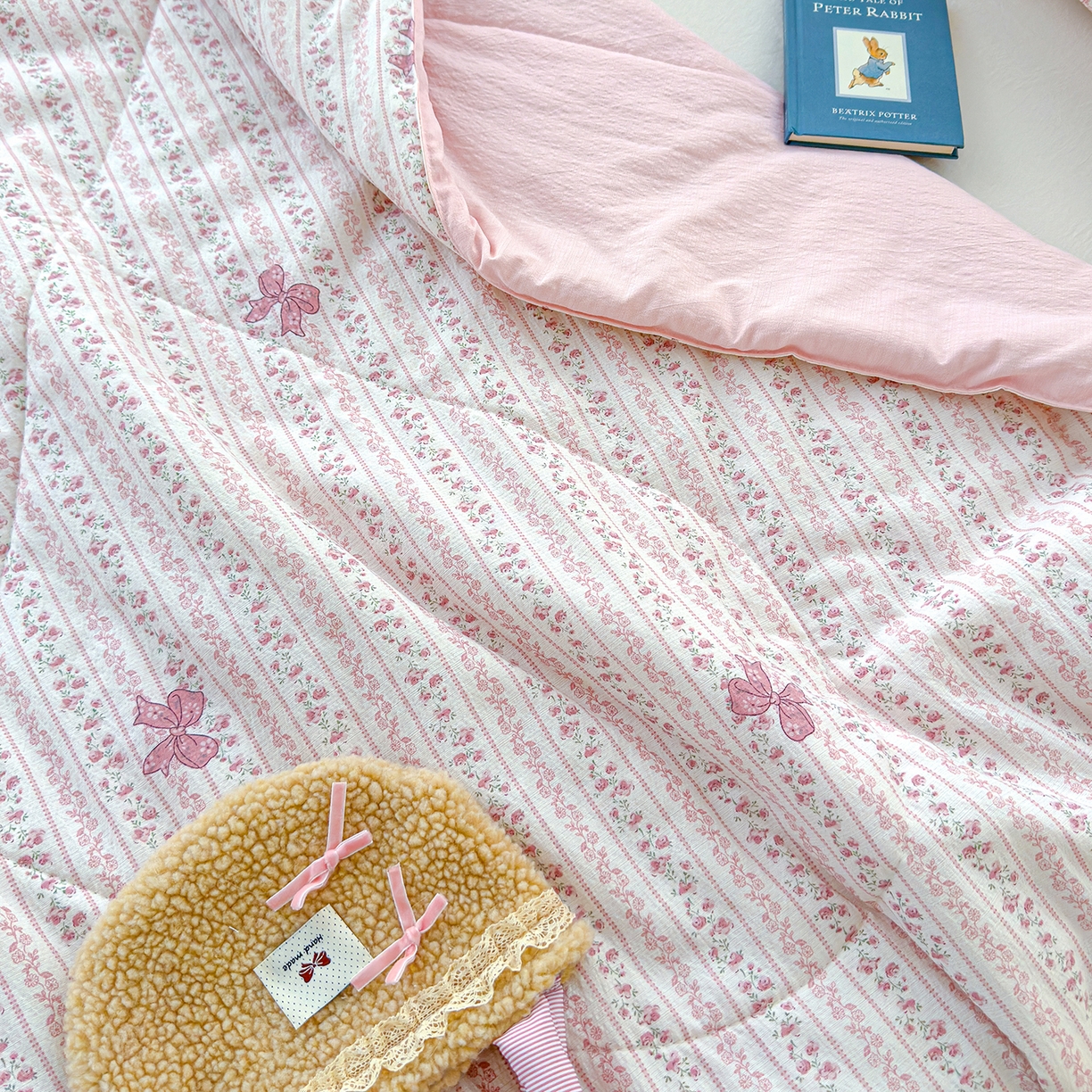 91家纺网 家纺一手货源 找家纺 弗苓家纺 2026新款A类云感有氧双层纱夏被夏凉被 晚香玉