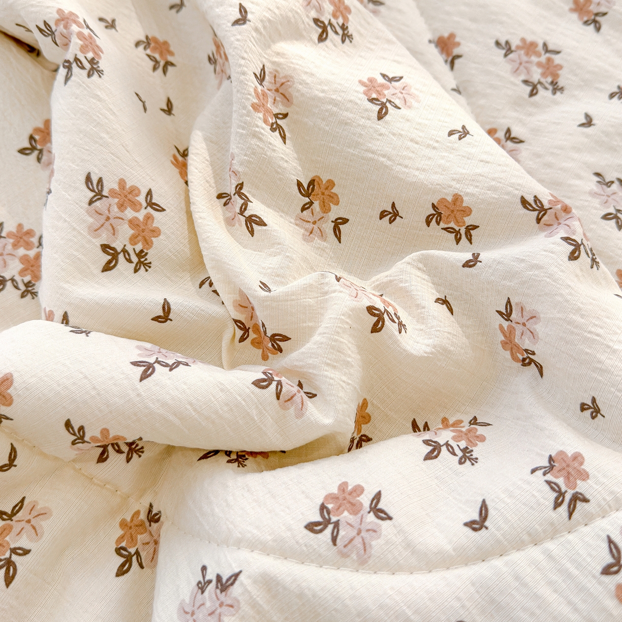 91家纺网 家纺一手货源 找家纺 弗苓家纺 2026新款A类云感有氧双层纱夏被夏凉被 苏瑾