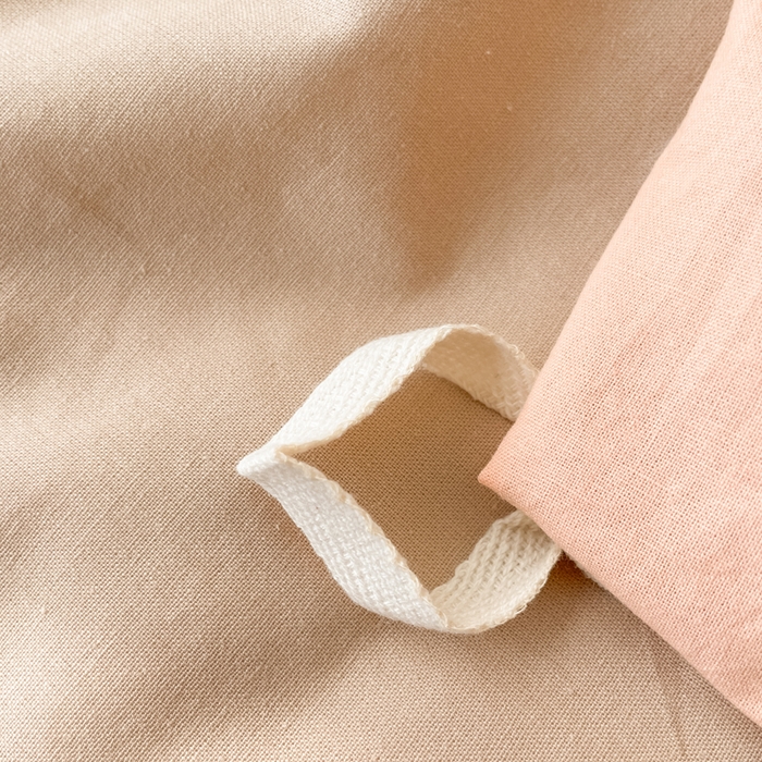 91家纺网 家纺一手货源 找家纺 春皖家纺 2026春夏新款双拼全棉纯棉水洗棉四件套 浅玉-卡其