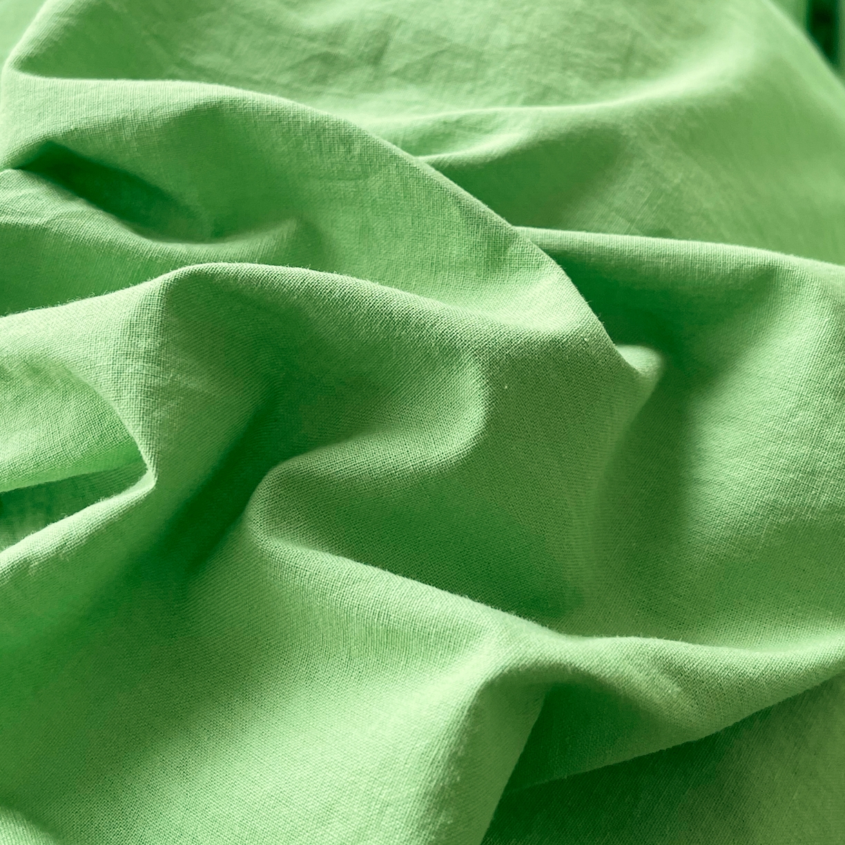 91家纺网 家纺一手货源 找家纺 春皖家纺 2026春夏新款双拼全棉纯棉水洗棉四件套 青草绿-墨灰